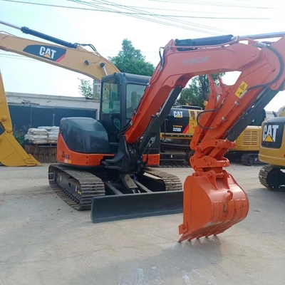 6500 KG Hitachi zx75us Χρησιμοποιούμενη Αρχική Ιαπωνία Mini Digger Crawler Excavator με EPA Motor