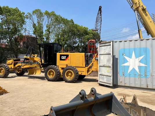 Κίτρινη μηχανή CAT 140H με 30KN συναρπαστική δύναμη Ιαπωνική κατασκευαστική μηχανή