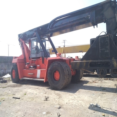 90% Kalmar Reach Stacker DRD450 Κρέας πύργου 45 τόνων Κωντέινερ Τηλεσκοπικός χειριστής