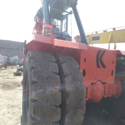 90% Kalmar Reach Stacker DRD450 Κρέας πύργου 45 τόνων Κωντέινερ Τηλεσκοπικός χειριστής