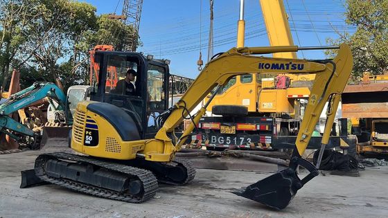 Υψηλή λειτουργική απόδοση Komatsu 5ton Excavator pc50 με Liyuan υδραυλικό κύλινδρο