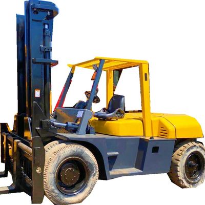 Καλή κατάσταση TCM 100 10 τόνων μεταχειρισμένο φορτηγό με αρχική μπογιά και κινητήρα EPA σε κίτρινο