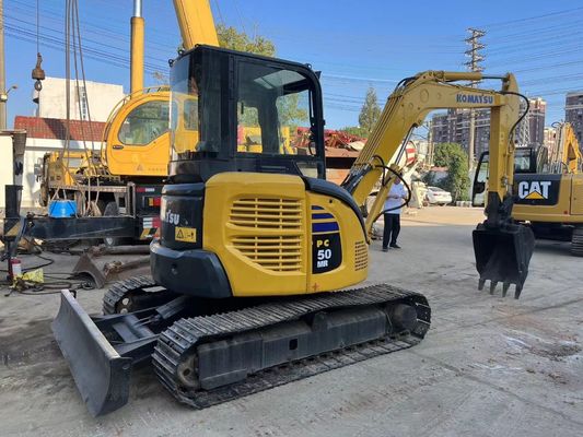 Υψηλή λειτουργική απόδοση Komatsu 5ton Excavator pc50 με Liyuan υδραυλικό κύλινδρο