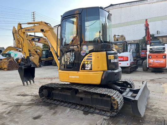 Υψηλή λειτουργική απόδοση Komatsu 5ton Excavator pc50 με Liyuan υδραυλικό κύλινδρο