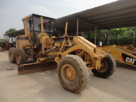 CAT Caterpillar120H Grader Καλή απόδοση και από την Ιαπωνία για μεταχειρισμένο Land Flat Machine