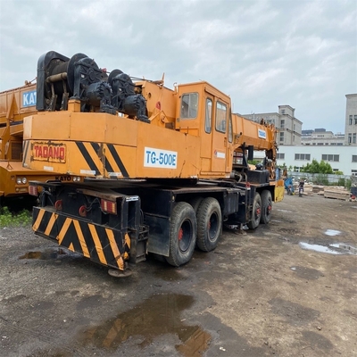 Κρέαν φορτηγού Shanghai TADANO 50T με πρωτότυπο χρώμα και χαμηλές ώρες εργασίας 0-2000