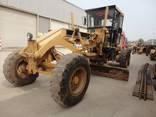 CAT Caterpillar120H Grader Καλή απόδοση και από την Ιαπωνία για μεταχειρισμένο Land Flat Machine