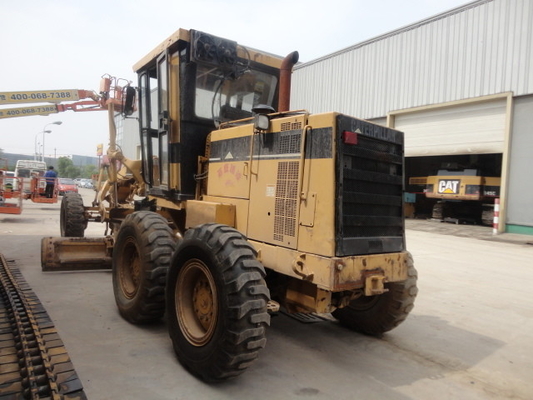 CAT Caterpillar120H Grader Καλή απόδοση και από την Ιαπωνία για μεταχειρισμένο Land Flat Machine