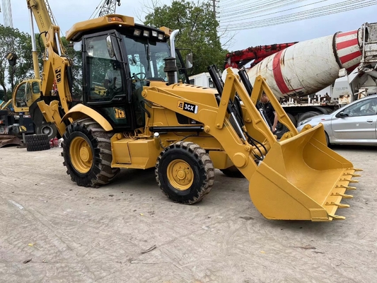 Χρησιμοποιούμενη JCB 4CX 3CX Backhoe Loader από την Ιαπωνία με υδραυλική αντλία Liyuan