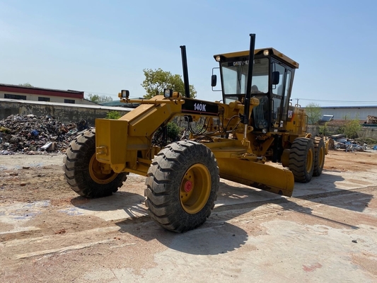 Καλή απόδοση μεταχειρισμένο 140K Motor Grader Cat140 Χρησιμοποιούμενο βαθμό για κατασκευή