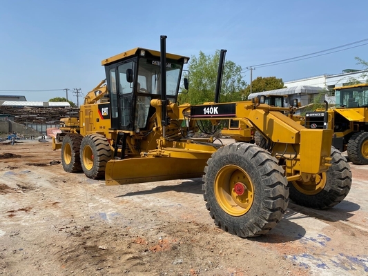 Καλή απόδοση μεταχειρισμένο 140K Motor Grader Cat140 Χρησιμοποιούμενο βαθμό για κατασκευή