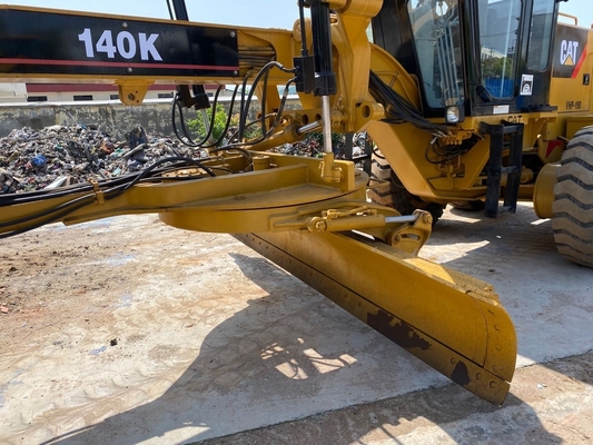 Καλή απόδοση μεταχειρισμένο 140K Motor Grader Cat140 Χρησιμοποιούμενο βαθμό για κατασκευή