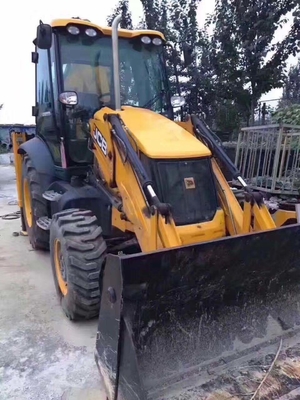 Χρησιμοποιούμενος φορτωτής εκσκαφής JCB 4CX/3CX με 0-2000 ώρες εργασίας και υδραυλική βαλβίδα Liyuan