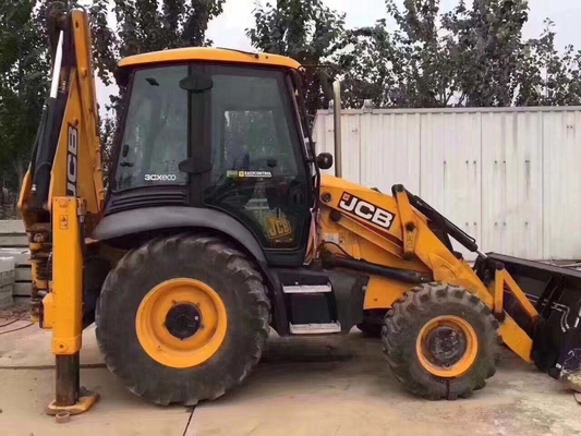 Χρησιμοποιούμενος φορτωτής εκσκαφής JCB 4CX/3CX με 0-2000 ώρες εργασίας και υδραυλική βαλβίδα Liyuan