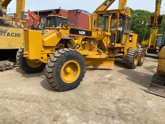 Χρησιμοποιούμενο Caterpillar 140H Motor Grader με κινητήρα Cummins 0-2000 ώρες εργασίας