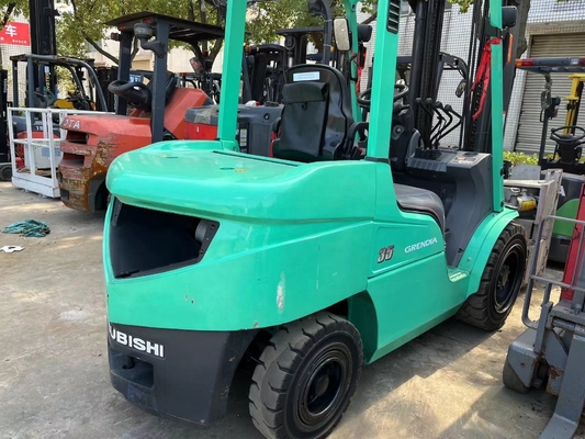 122mm πλάτος πιρούνι Mitsubishi FD35 3,5TON μεταχειρισμένο κινητήρα ντίζελ φορτηγό ανύψωσης παλέτας