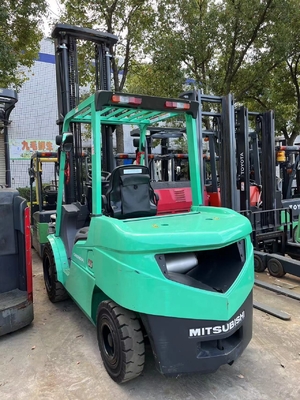 122mm πλάτος πιρούνι Mitsubishi FD35 3,5TON μεταχειρισμένο κινητήρα ντίζελ φορτηγό ανύψωσης παλέτας