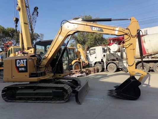 7 τόνων μεταχειρισμένη σκάφτρα ντίζελ Caterpillar 307E2 με υψηλή λειτουργική απόδοση από την Ιαπωνία