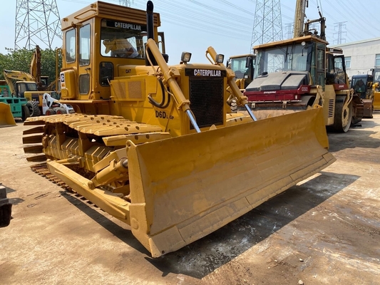 Χρησιμοποιημένη μπουλντόζα CAT D6D με υδραυλικό κύλινδρο και αντλία Liyuan σε άριστη κατάσταση