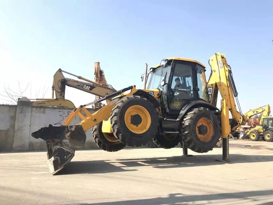 Jcb 4CX Χρησιμοποιούμενο φορτιστή ελκυστήρα 20ton Ιαπωνία Αρχικό φορτιστή χρώματος Κινήματος τύπου φορτιστή τροχών