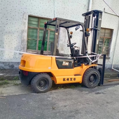 Αρχικός κινητήρας Hangcha H35 3,5 τόνους με κλιπ τούβλων Χρησιμοποιούμενο ανεμοφόρο 3000 KG βάρος κατασκευασμένο