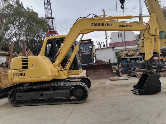 Χωροταξίες Χρησιμοποιείται Komatsu Digger Ιαπωνία Αρχική μπογιά Komatsu pc60 με 0,1m3 χωρητικότητα κουβάς