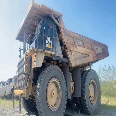 77700 KG Χρησιμοποιούμενο φορτηγό Caterpillar CAT 777D για την εξόρυξη πετρώματος σε εξαιρετικές συνθήκες εργασίας