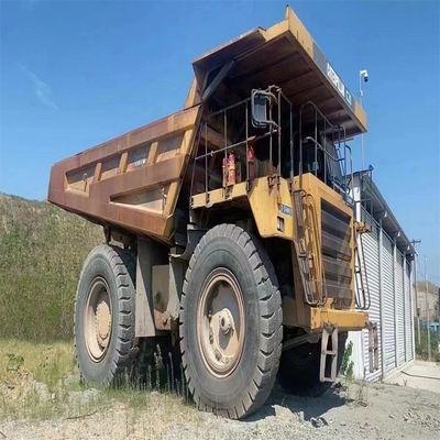 77700 KG Χρησιμοποιούμενο φορτηγό Caterpillar CAT 777D για την εξόρυξη πετρώματος σε εξαιρετικές συνθήκες εργασίας