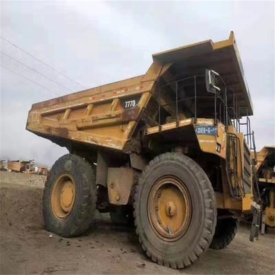 77700 KG Χρησιμοποιούμενο φορτηγό Caterpillar CAT 777D για την εξόρυξη πετρώματος σε εξαιρετικές συνθήκες εργασίας