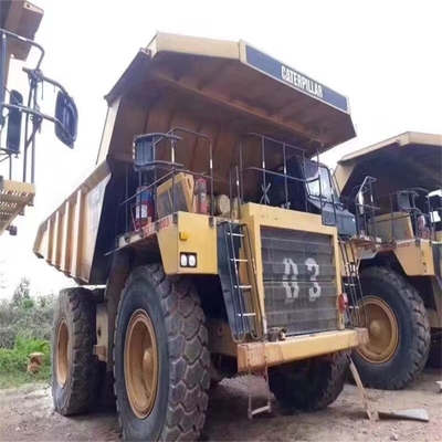 77700 KG Χρησιμοποιούμενο φορτηγό Caterpillar CAT 777D για την εξόρυξη πετρώματος σε εξαιρετικές συνθήκες εργασίας