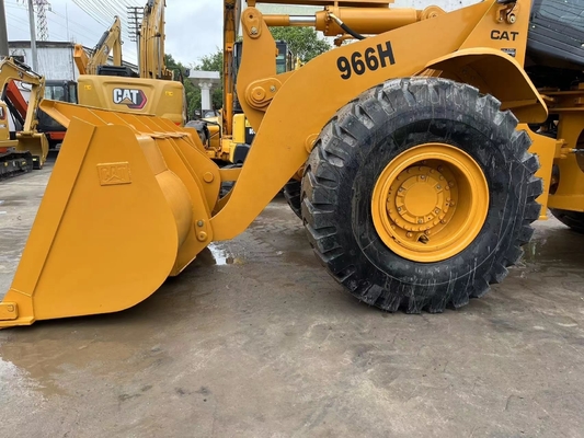 CAT 966H Τροχαίο φορτωτή Μηχανήματα κατασκευής μεταχειρισμένων με 4 τροχούς κίνησης στην καλύτερη περίπτωση