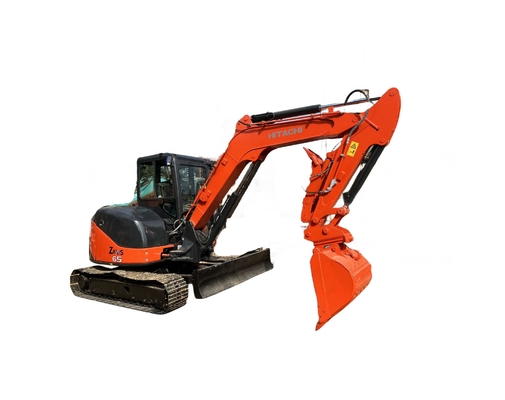 6.5 τόνων μίνι σκάφτης Hitachi ZX65U Υδραυλικό Backhoe χρησιμοποιήθηκε ZX65U Deft σχεδιασμός Ιαπωνία