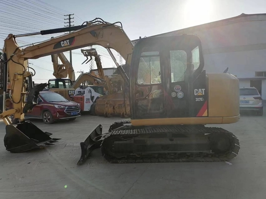 Αρχική μπογιά CATERPILLAR 307E2 Χρησιμοποιήθηκε 7 τόνων Diesel Digger Liyuan υδραυλικό κύλινδρο