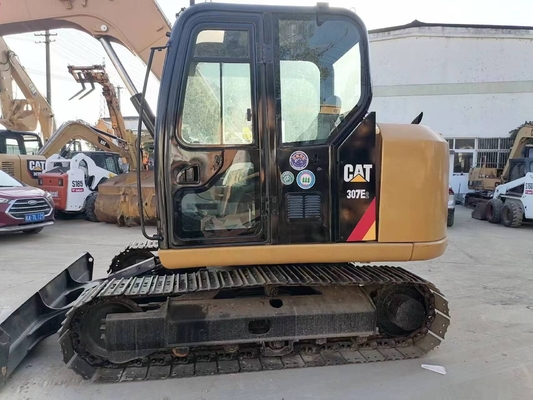 Αρχική μπογιά CATERPILLAR 307E2 Χρησιμοποιήθηκε 7 τόνων Diesel Digger Liyuan υδραυλικό κύλινδρο