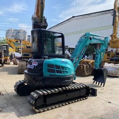 2021 Kobelco SK55R 5ton Excavator με αρχική μηχανή και καλή κατάσταση στη Σαγκάη