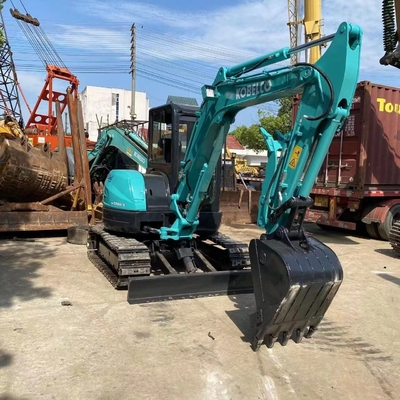 2021 Kobelco SK55R 5ton Excavator με αρχική μηχανή και καλή κατάσταση στη Σαγκάη