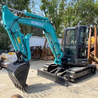 2021 Kobelco SK55R 5ton Excavator με αρχική μηχανή και καλή κατάσταση στη Σαγκάη