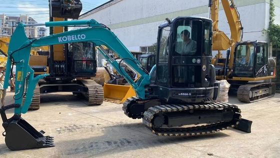 2021 Kobelco SK55R 5ton Excavator με αρχική μηχανή και καλή κατάσταση στη Σαγκάη