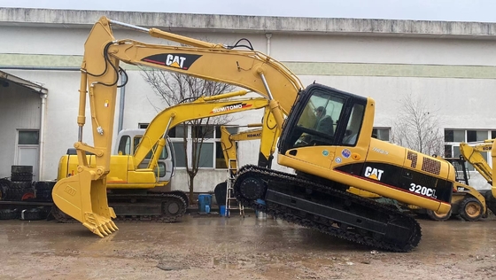 Χρησιμοποιημένη μηχανή Ιαπωνίας EPA CAT320CL Υδραυλική εξορυκτική μηχανή Caterpillar 320C CAT320C Αρχική μπογιά