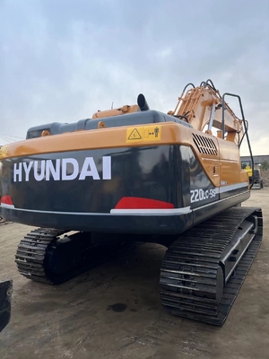 Χρησιμοποιούμενη Υούνταϊ Excavator 220lc-9s EPA Motor Shanghai 22T Crawler Digger στην προσιτή τιμή