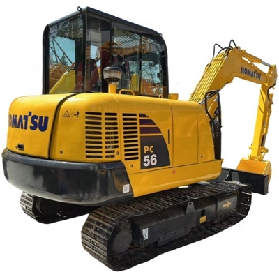 Ανοικτός ο εξορυκτής Komatsu PC55 5 τόνων λειτουργικό βάρος 90% Χρησιμοποιείται για κατασκευή