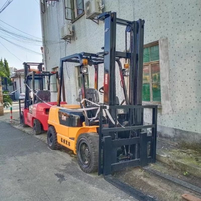 Καλή κατάσταση HANGCHA H35 3,5 τόνων ντίζελ φορτηγό ανύψωσης παλέτας με πλάτος πιρούνι 1100 mm