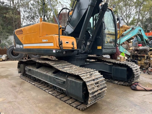 Χρησιμοποιήθηκε 22 τόνων Κορέα Robex220lc-9s EPA Μηχανή Hyundai 220 Excavator με πρωτότυπη μπογιά
