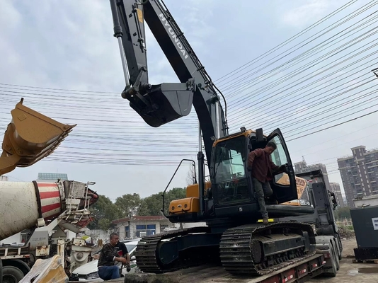 Χρησιμοποιήθηκε 22 τόνων Κορέα Robex220lc-9s EPA Μηχανή Hyundai 220 Excavator με πρωτότυπη μπογιά