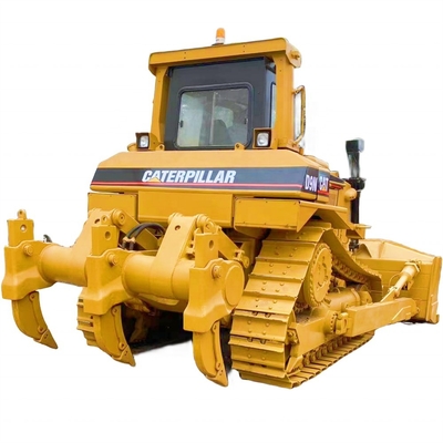 CAT D9N Χρησιμοποιούμενη μπουλντόζα CAT με πρωτότυπο κινητήρα Cat και υδραυλική μπουλντόζα με στροφή