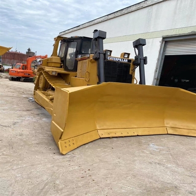 CAT D9N Χρησιμοποιούμενη μπουλντόζα CAT με πρωτότυπο κινητήρα Cat και υδραυλική μπουλντόζα με στροφή