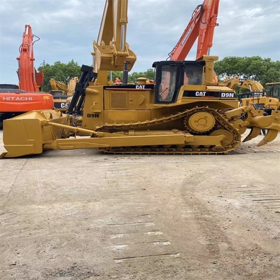 CAT D9N Χρησιμοποιούμενη μπουλντόζα CAT με πρωτότυπο κινητήρα Cat και υδραυλική μπουλντόζα με στροφή