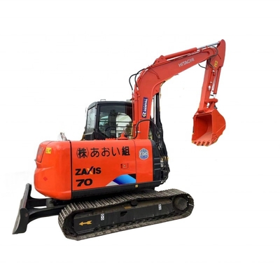 Χρησιμοποιούμενο Hitachi ZX70 Excavator Original Paint Japan EPA Μηχανή με υδραυλικό κύλινδρο CAT