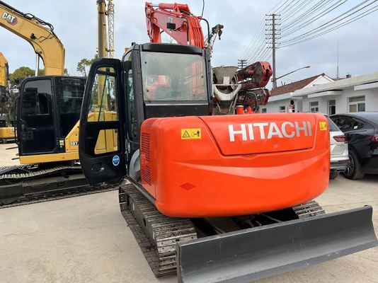 Χρησιμοποιούμενο Hitachi ZX70 Excavator Original Paint Japan EPA Μηχανή με υδραυλικό κύλινδρο CAT