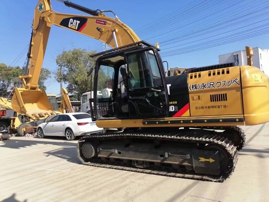 Καλή λειτουργία σκάφτης CAT 320d2 σκάφτης με 6970.1mm κατακόρυφο βάθος ανασκαφής τοίχου